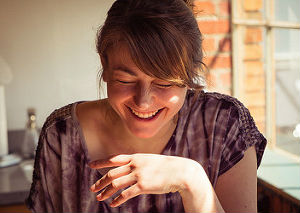 laughing woman