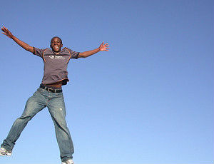 Boy Jumping