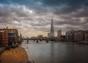 The Thams as it snakes through London.