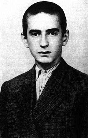 Elie Wiesel as a boy