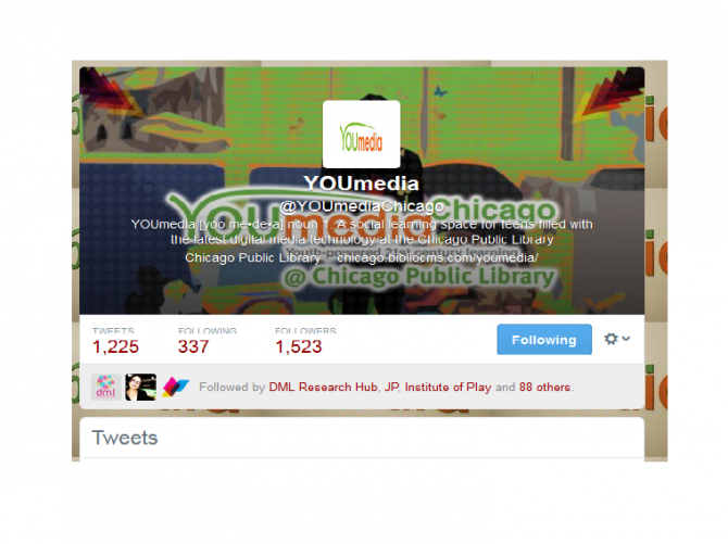 follow us @YOUmediaChicago