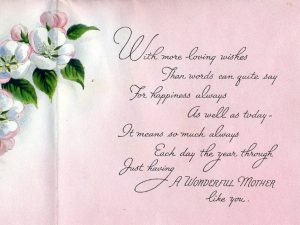 mother's day card