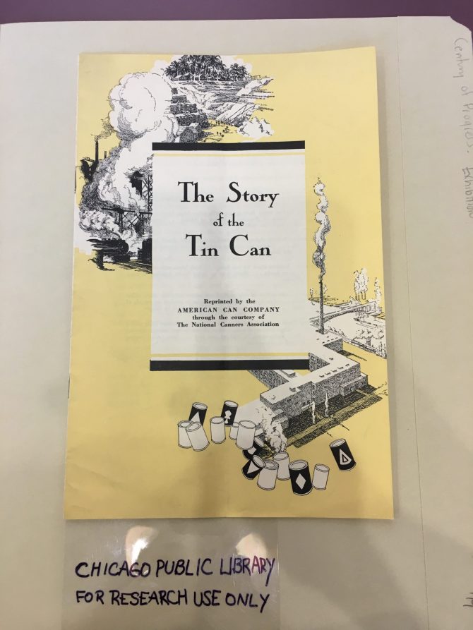 Guest Blog: The Story of the Tin Can by Kate Conlon