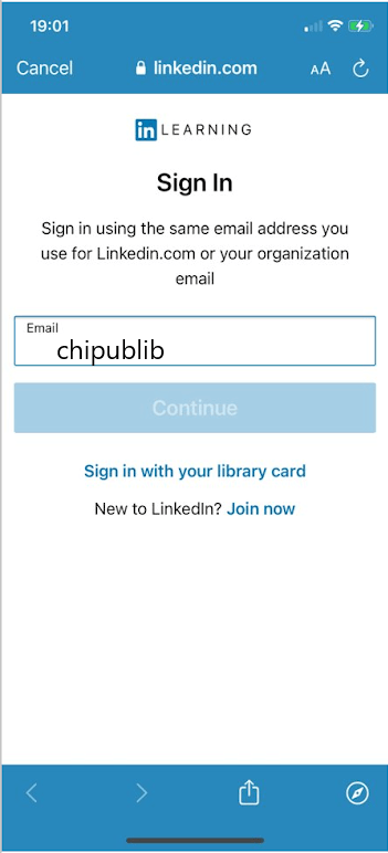 How do I log in to LinkedIn Learning?