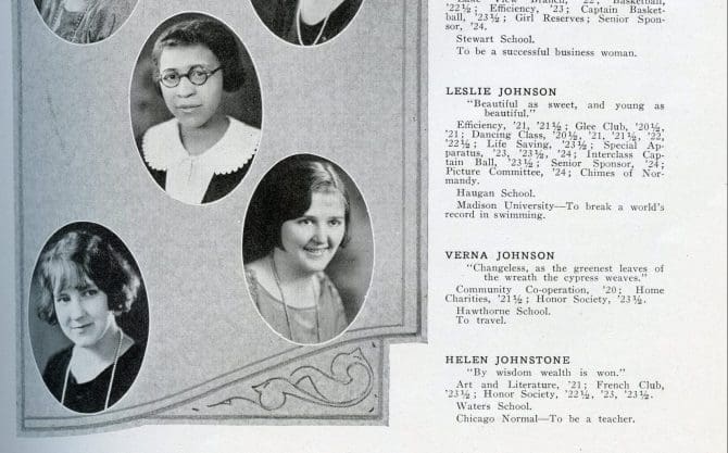 Yearbooks In The Northside Neighborhood History Collection Chicago 