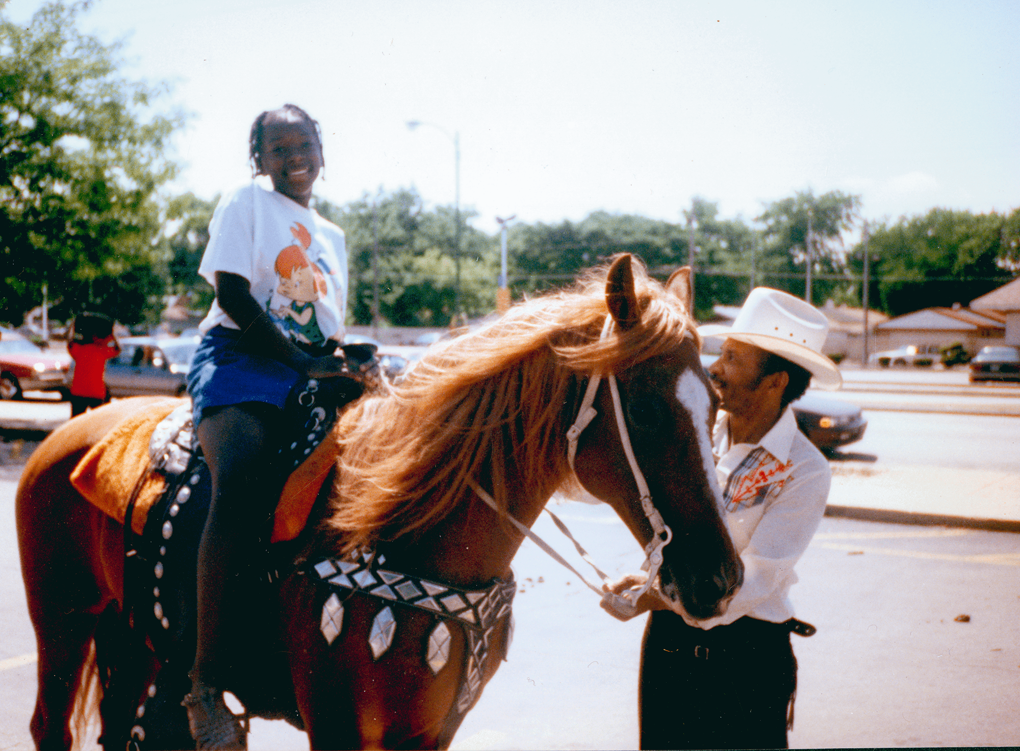 cg woodson summer reading parking lot 1990s