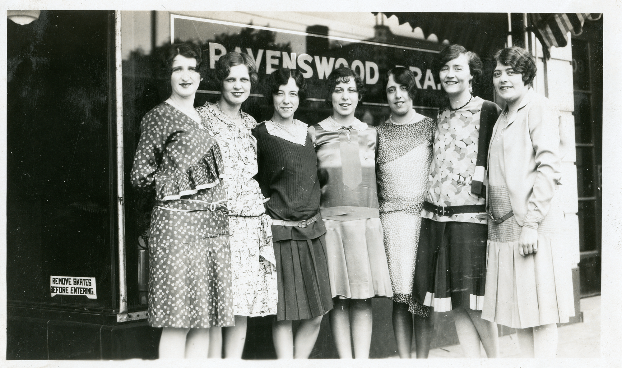 Circa 1928, Staff at Ravenswood location.