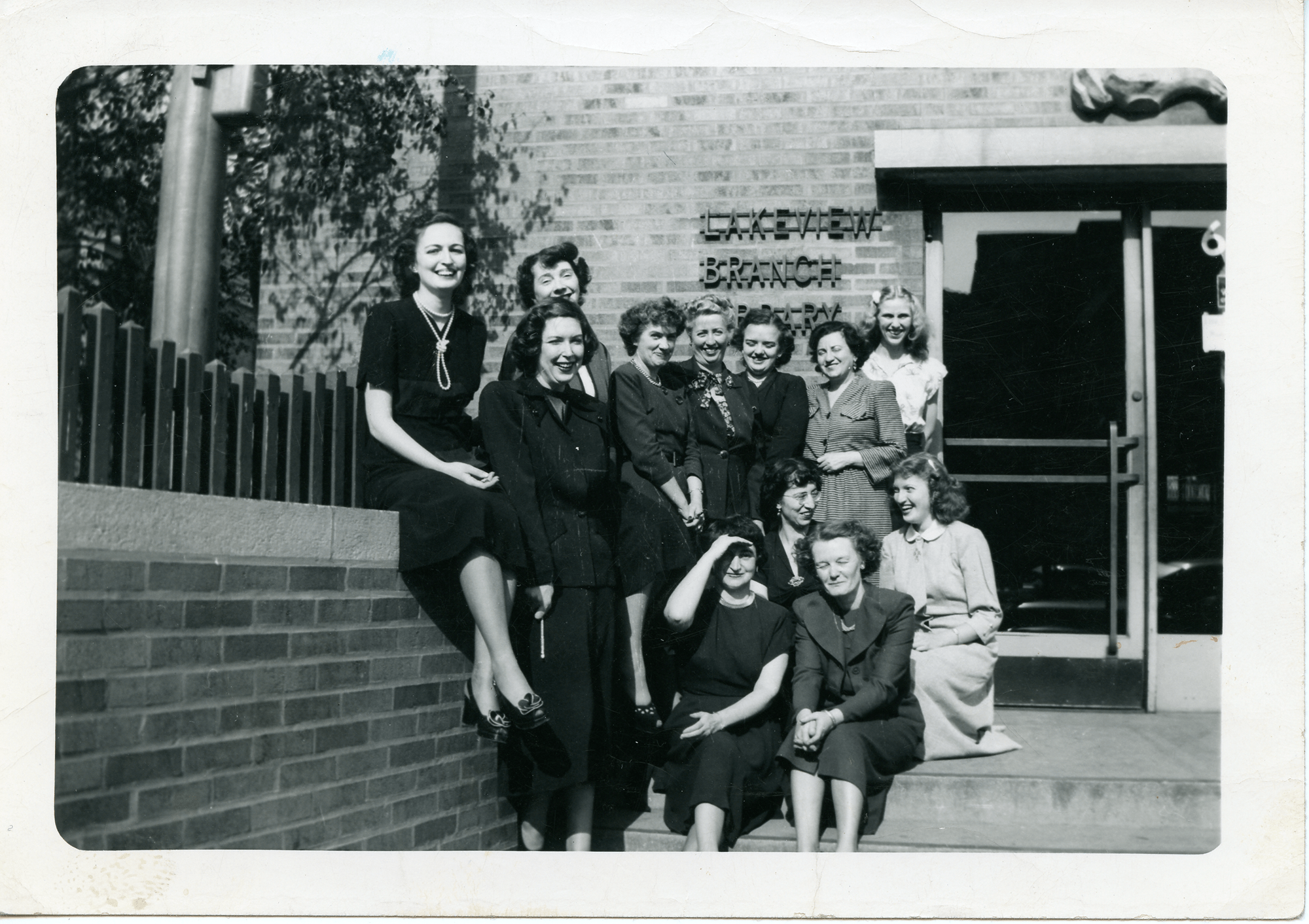 1950, Lake View Branch staff.