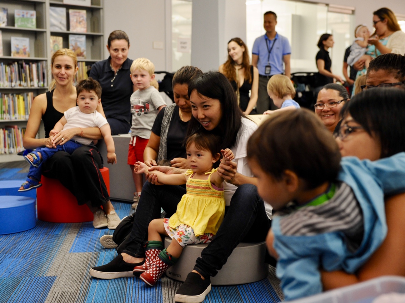 Story time at Thomas Hughes