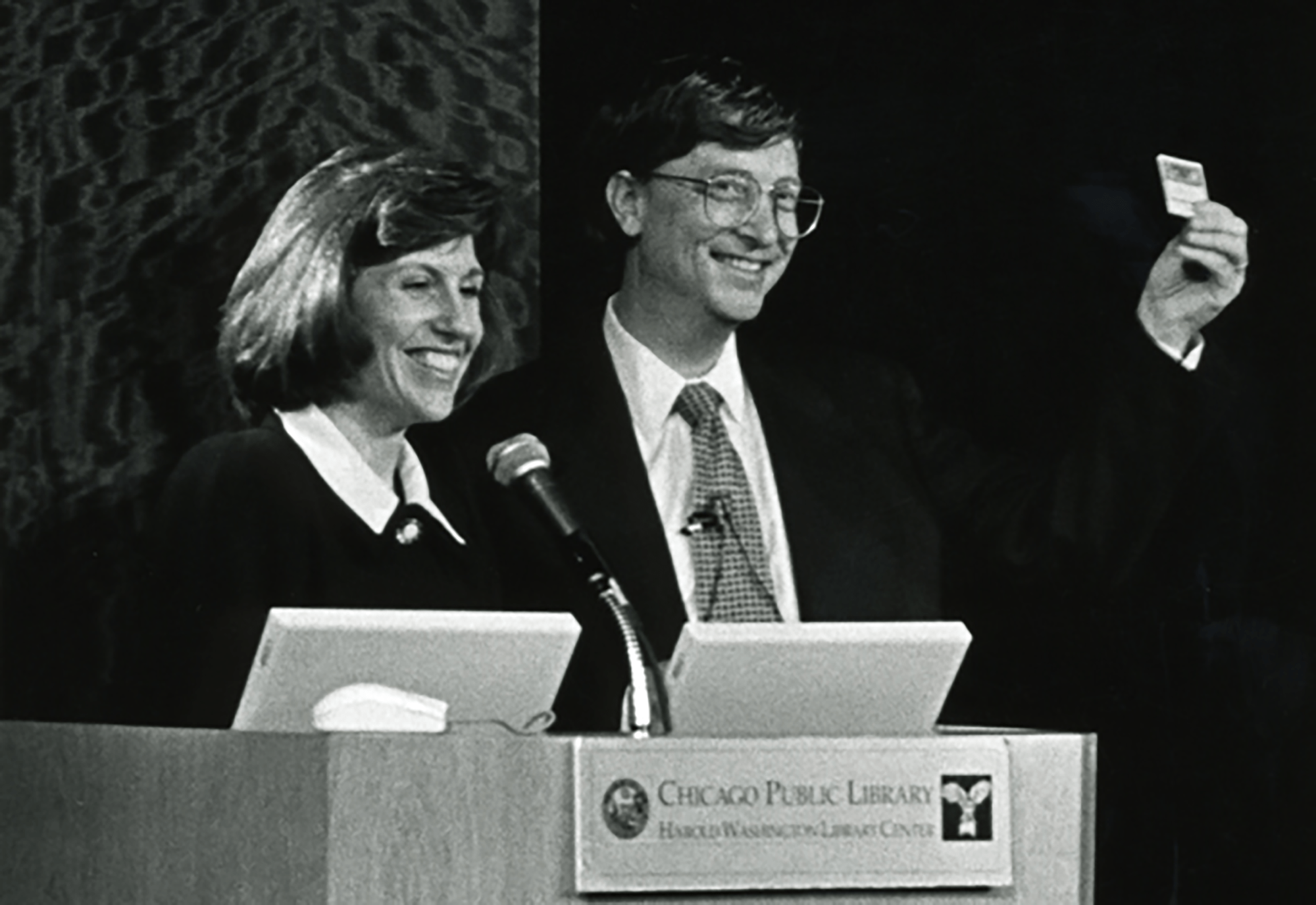 Mary Dempsey and Bill Gates